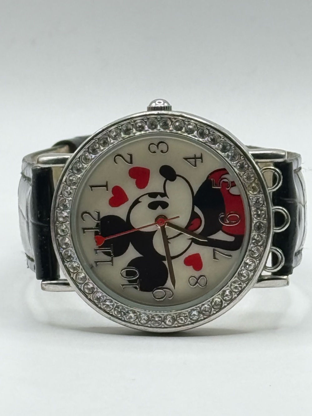 Disney Mickey Mouse MZ Berger & Co Women's Watch Black Band (New Battery)